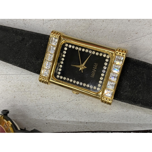 188 - FOUR FASHION WRISTWATCHES TO INCLUDE JOAN RIVERS