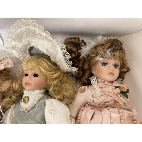 347 - SEVEN VINTAGE DOLLS