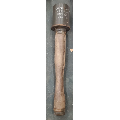 235 - A WORLD WAR II STICK GRENADE