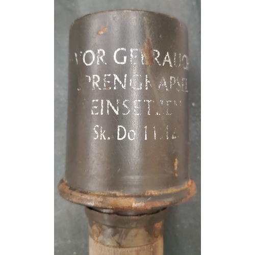 235 - A WORLD WAR II STICK GRENADE