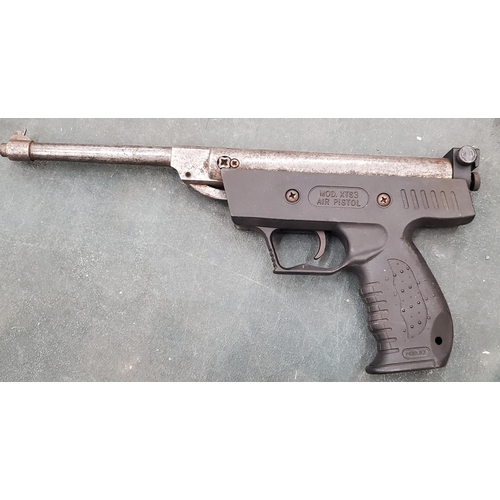 237 - A .22 WESTLAKE MOD.XTS3 AIR PISTOL, LENGTH OF BARREL  18CM, OVERALL LENGTH 33CM