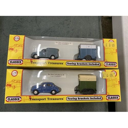 454 - FIVE BOXED CLASSIX TRANSPORT TREASURES DIECAST VEHICLES