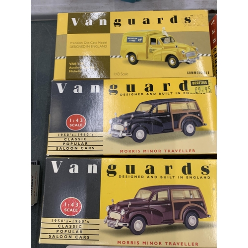 456 - SIX BOXED VANGUARDS 1:43 SCALE DIECAST MODELS