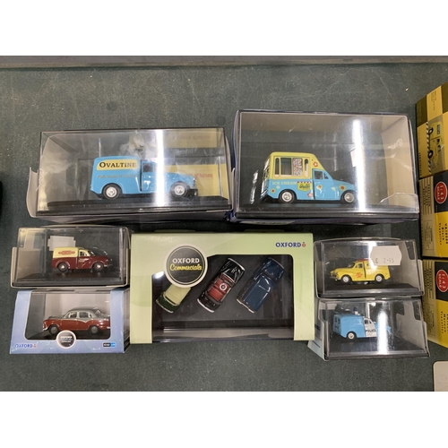 457 - A LARGE LOT OF BOXED DIECAST MODELS, OXFORD DIECAST ETC