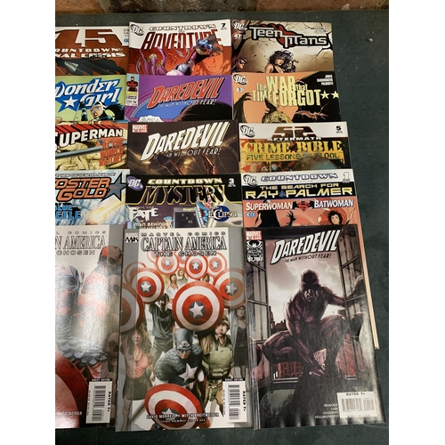 459A - A COLLECTION OF DC COMICS, CAPTAIN AMERICA, DAREDEVIL ETC