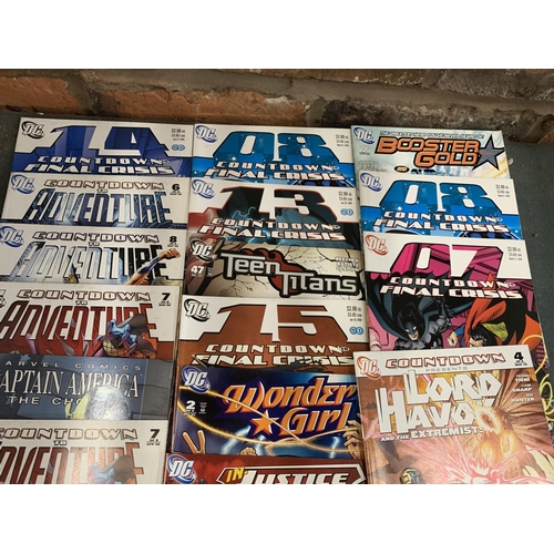 460A - A COLLECTION OF COUNTDOWN COMICS, SUPERMAN, WONDER GIRL ETC