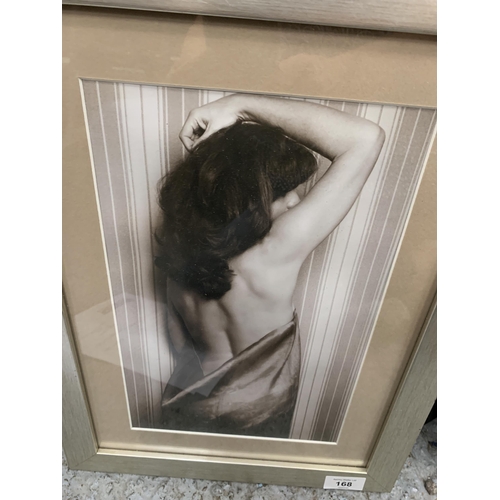 168 - A FRAMED PHOTOGRAPH OF A LADY (12