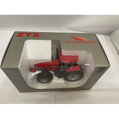 413 - A MCCORMICK ZTX DIECAST TRACTOR AS NEW IN BOX