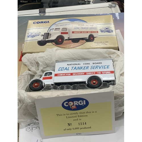 353 - A BOXED CORGI BEDFORD VAN  - NATIONAL COAL BOARD 97126