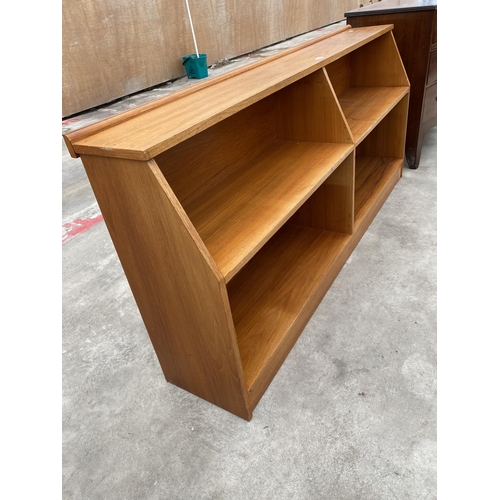 2787 - RETRO OPEN TEAK BOOKSHELVES, 67