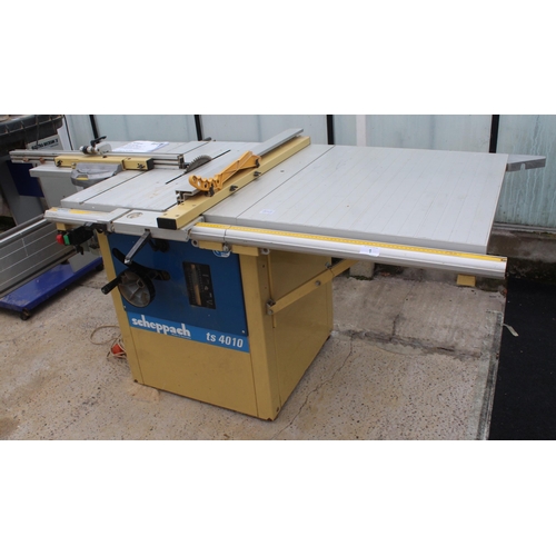 1 - SCHEPPACH ts 4010 TABLE SAW IN WORKING ORDER  NO VAT