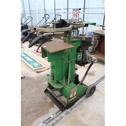 10 - ENAMA SYSTEM LEADER WOOD SPLITTER IN WORKING ORDER  NO VAT