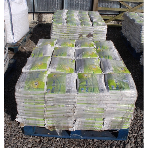 2 PALLETS OF 192 SMALL BAGS OF NONTOXIC, NONSTAINING, SOFT PLAY SAND
