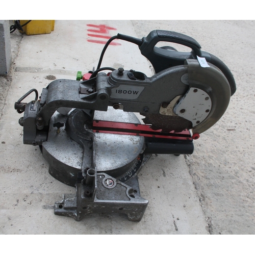 105 - CROSS CUT 1800W  MITRE SAW 1800W  NO VAT