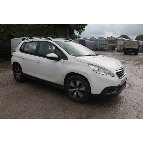 182 - PEUGOT 2008 ACTIVE E-HDI 5 DOOR DIESEL HATCHBACK KY14XBV MOT 11/04/24 ELECTRIC WINDOWS NEEDS ATTENTI... 