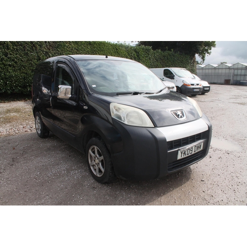 185 - PEUGOT BIPPER MANUAL 2 DOOR MOT 28/09/23 FIRST REG 2009 NO VATWHILST ALL DESCRIPTIONS ARE GIVEN IN G... 