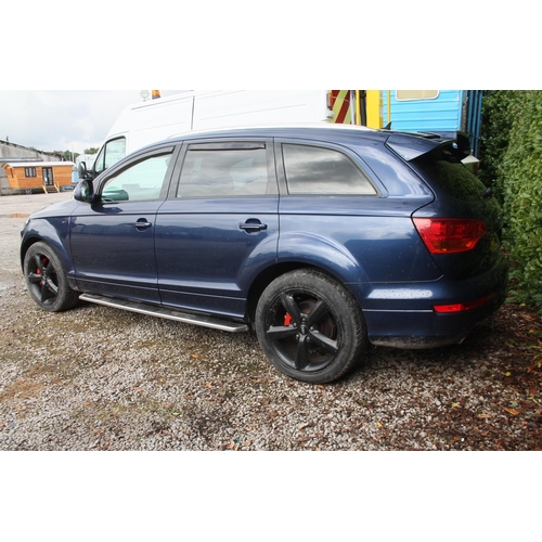 187 - AUDI Q7 5 DOOR AUTOMATIC LY07CBF MOT FEB 2024 FIRST REG 2007 NO VAT WHILST ALL DESCRIPTIONS ARE GIVE... 