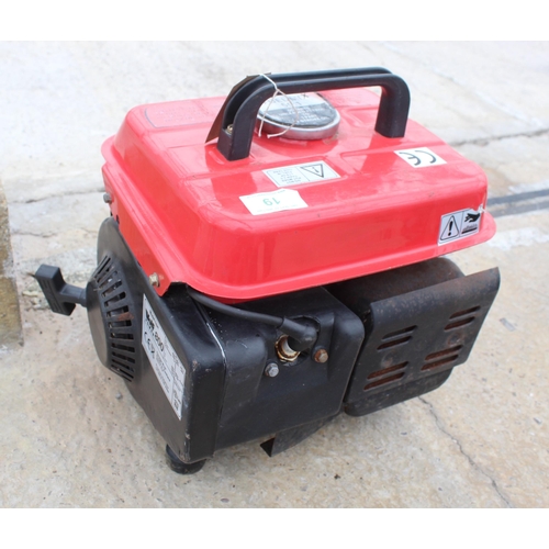 19 - WOLF POWER 800 GENERATOR  + VAT