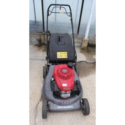 26 - HONDA ISY LAWN MOWER  + VAT