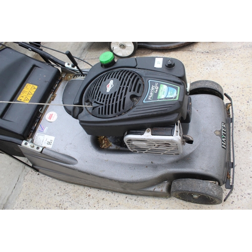 27 - HAYTER HARRIER 48 PRO LAWN MOWER  NO VAT