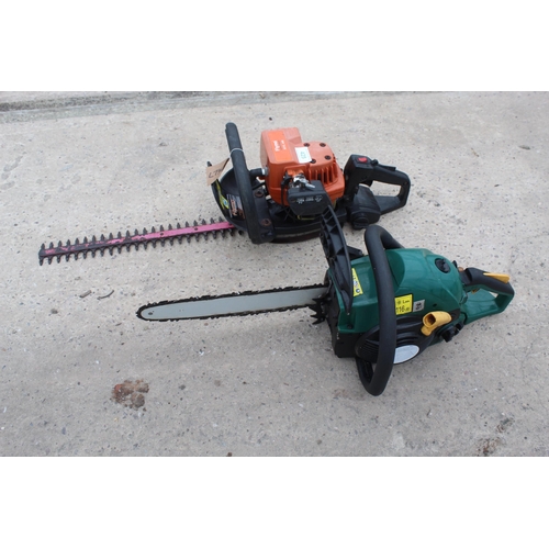 425 - PETROL HEDGECUTTER AND CHAINSAW  + VAT