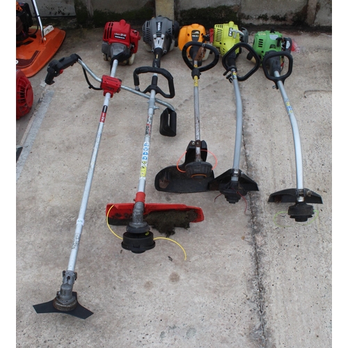 426 - 5 PETROL STRIMMERS  + VAT