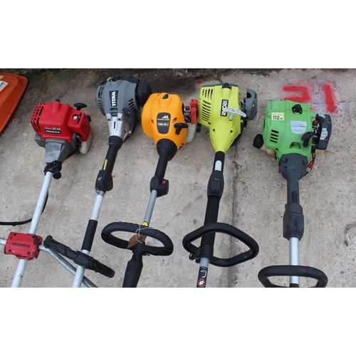 426 - 5 PETROL STRIMMERS  + VAT