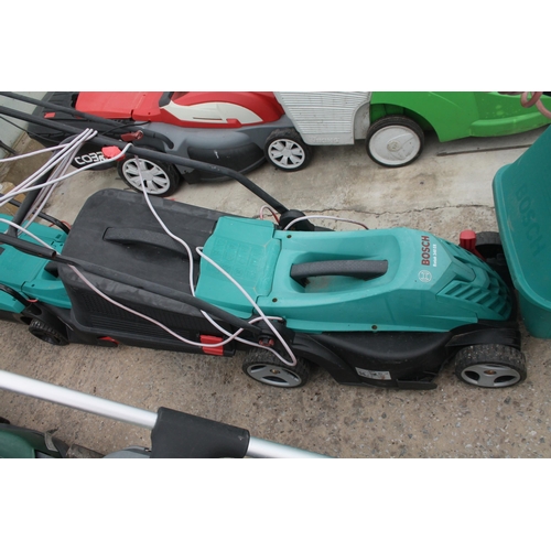 45 - BOSCH ROTAK 34R, BOSCH ROTAK 340 ER AND BOSCH ROTAK 32R MOWERS  + VAT