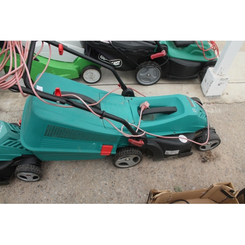 45 - BOSCH ROTAK 34R, BOSCH ROTAK 340 ER AND BOSCH ROTAK 32R MOWERS  + VAT