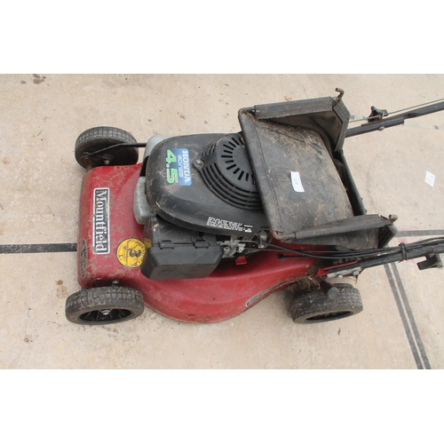 57 - MOUNTFIELD LAWN MOWER 45  NO VAT