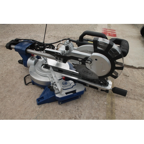 63 - NEW SCHEPPACH HM216SPX MITRE SAW  NO VAT