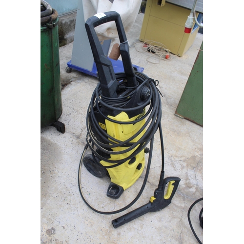 7 - KARCHER K4 AND TOOLS  NO VAT