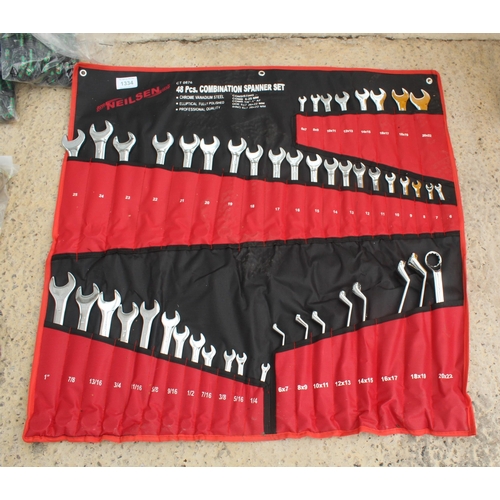 1334 - 48 PIECE SPANNER SET  + VAT