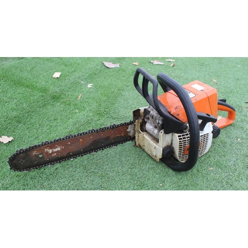 70A - A STIHL 025 PETROL CHAINSAW - NO VAT