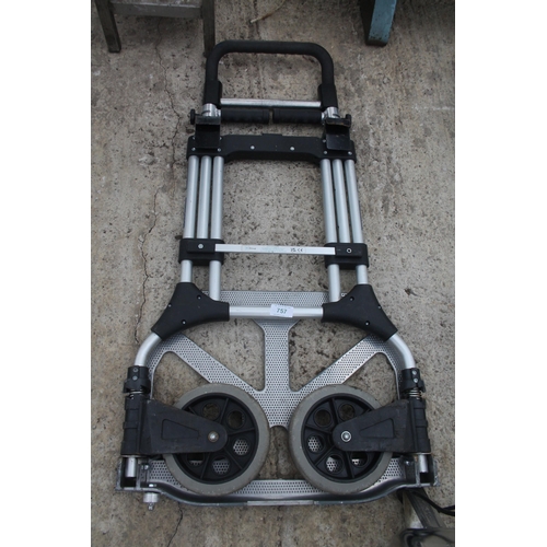 757 - ALLOY TROLLEY  NO VAT