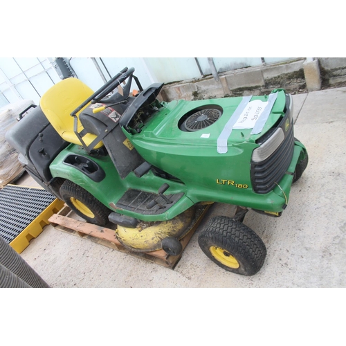 151 - JOHN DEERE RIDE ON LAWN MOWER FOR SPARES OR REPAIR  + VAT