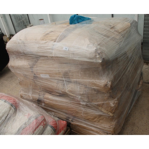 154 - A PALLET OF FINE RUBBER CRUMB  NO  VAT