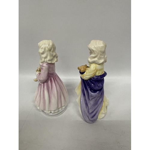 714 - TWO LIMITED EDITION ROYAL DOULTON FIGURES - 'FAITH' HN3082 & 'CHARITY' HN3087