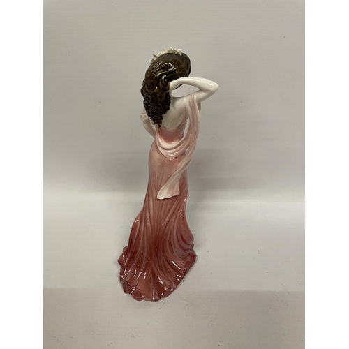 729 - A COALPORT LIMITED EDITION 'RUBY' LADY FIGURE