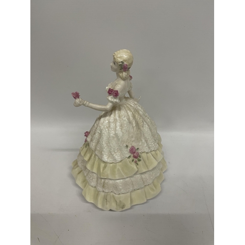 730 - A COALPORT BONE CHINA LADY FIGURE