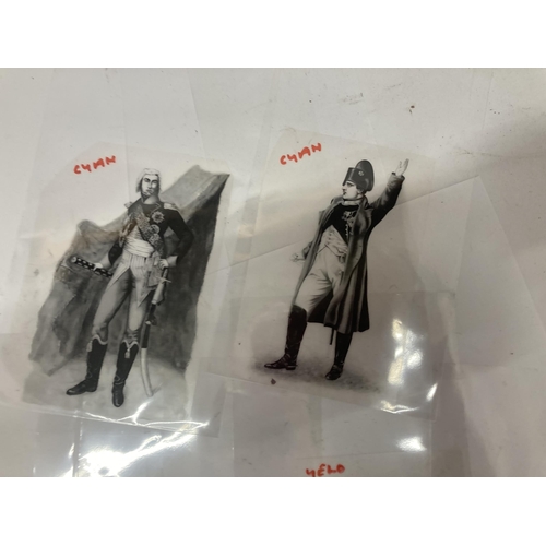 220 - SIX 1800'S NAPOLEONIC NEGATIVES