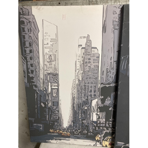 1000 - TWO CANVASSES OF CITY STREETS