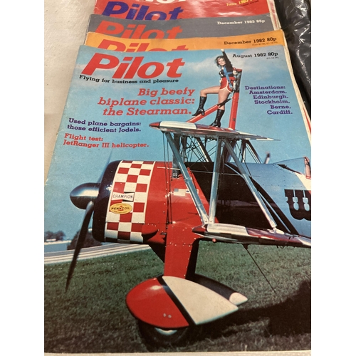 1005 - A COLLECTION OF 1980'S 'THE PILOT' MAGAZINE