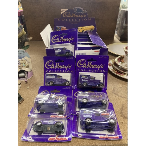 932 - A GROUP OF CADBURY COLLECTION MODEL VANS