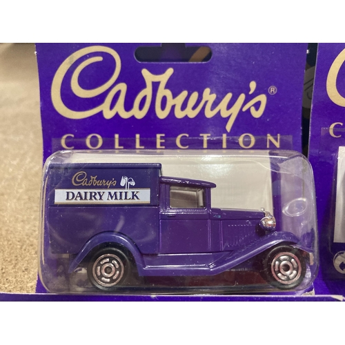 932 - A GROUP OF CADBURY COLLECTION MODEL VANS