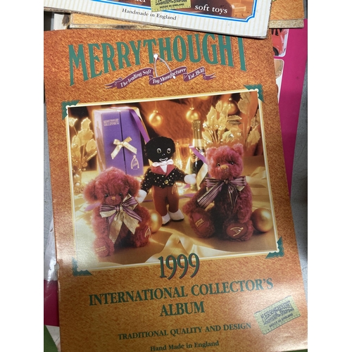 969 - A COLLECTION OF TEDDY BEAR AND MERRYTHOUGHT BOOKS - 11 IN TOTAL