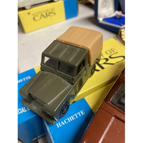 973 - TWO BOXED CORGI 'A CENTURY OF CARS' TO INCLUDE A LANDROVER ADD7088 AND A RANGE ROVER AE09907