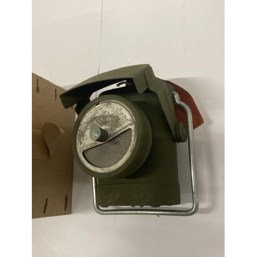 138 - A WORLD WAR II BLACK OUT LAMP WITH ORIGIANAL BOX