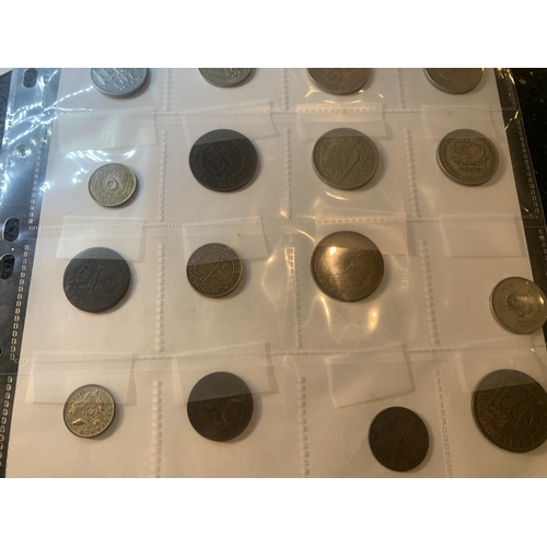 409 - TWENTY ASSORTED WORLD COINS BELIEVED TO CONTAIN 1939 ALBANIA ONE LEK, CANADA, BULGARIA, AUSTRALIA, N... 