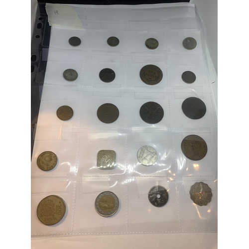 410 - NINETEEN ASSORTED WORLD COINS BELIEVED TO CONTAIN 1938 IRAQ 10 FILS, PORTUGAL, AUSTRALIA, FRANCE ETC... 